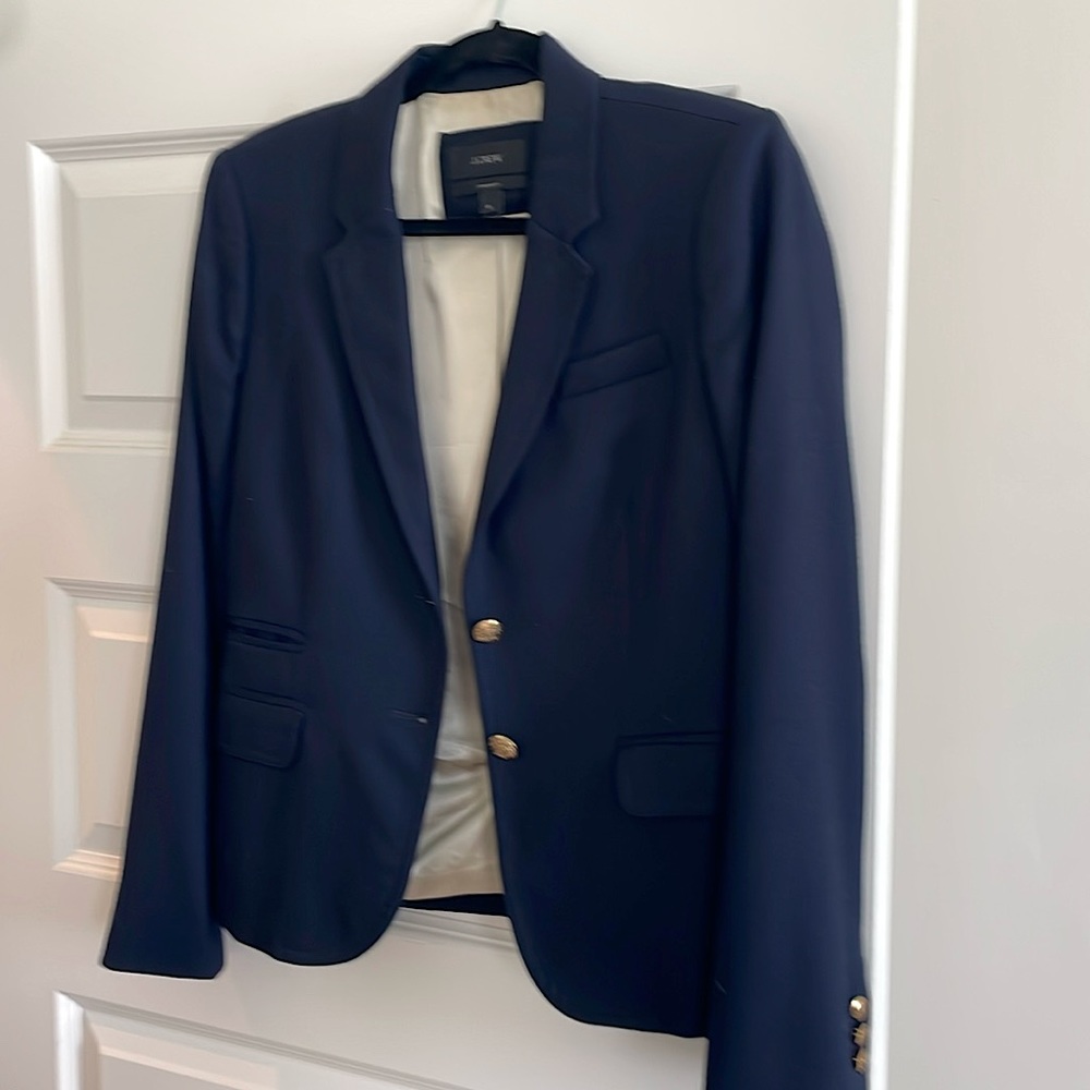 J. Crew Women’s Navy Schoolboy Blazer Size 8